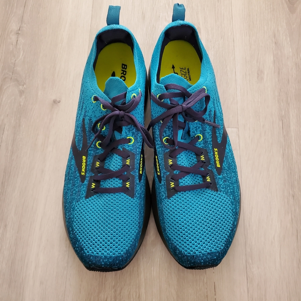 Brooks Mens Levitate 3 Men’s Size 11.5 Blue Running Shoes DNA AMP